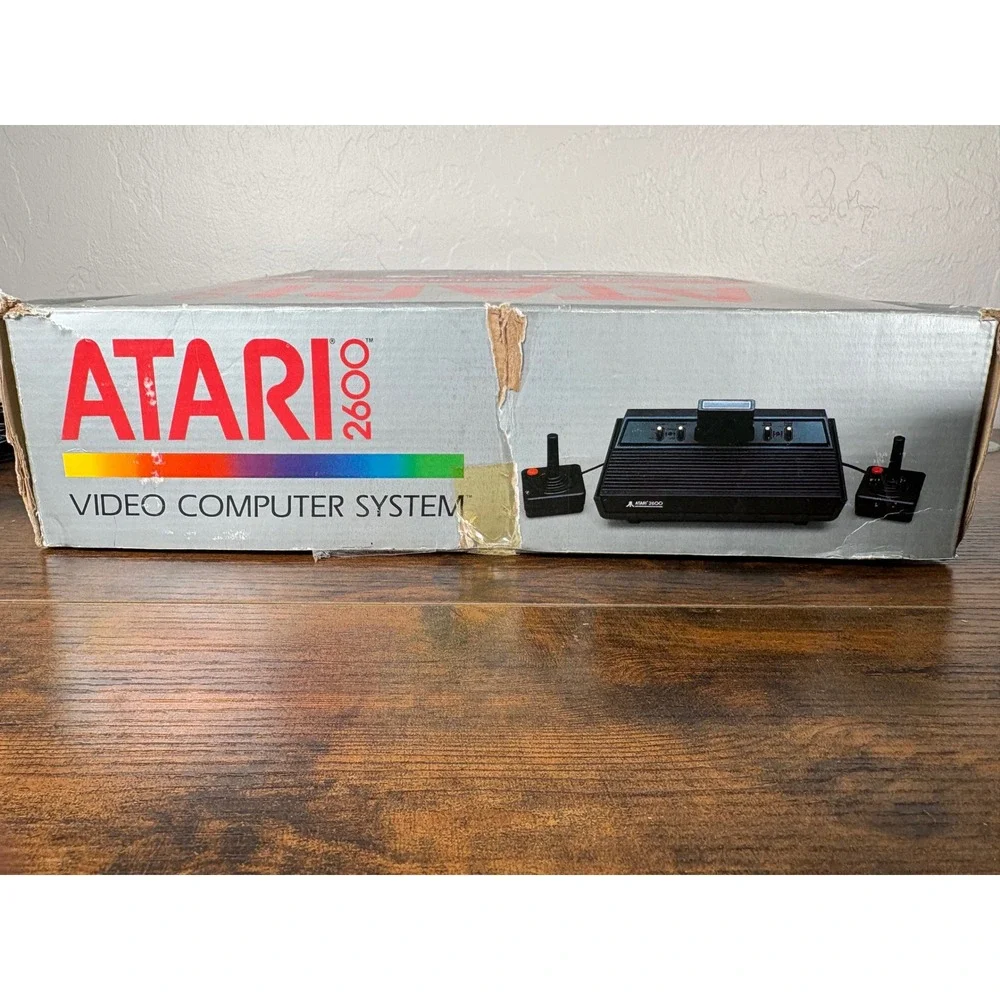 Atari 2600 Darth Vader Console Set- Games- Joysticks-‎ Original Matching Box